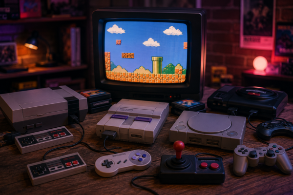 Retro konsole, powrót do klasyki, który podbija świat graczy